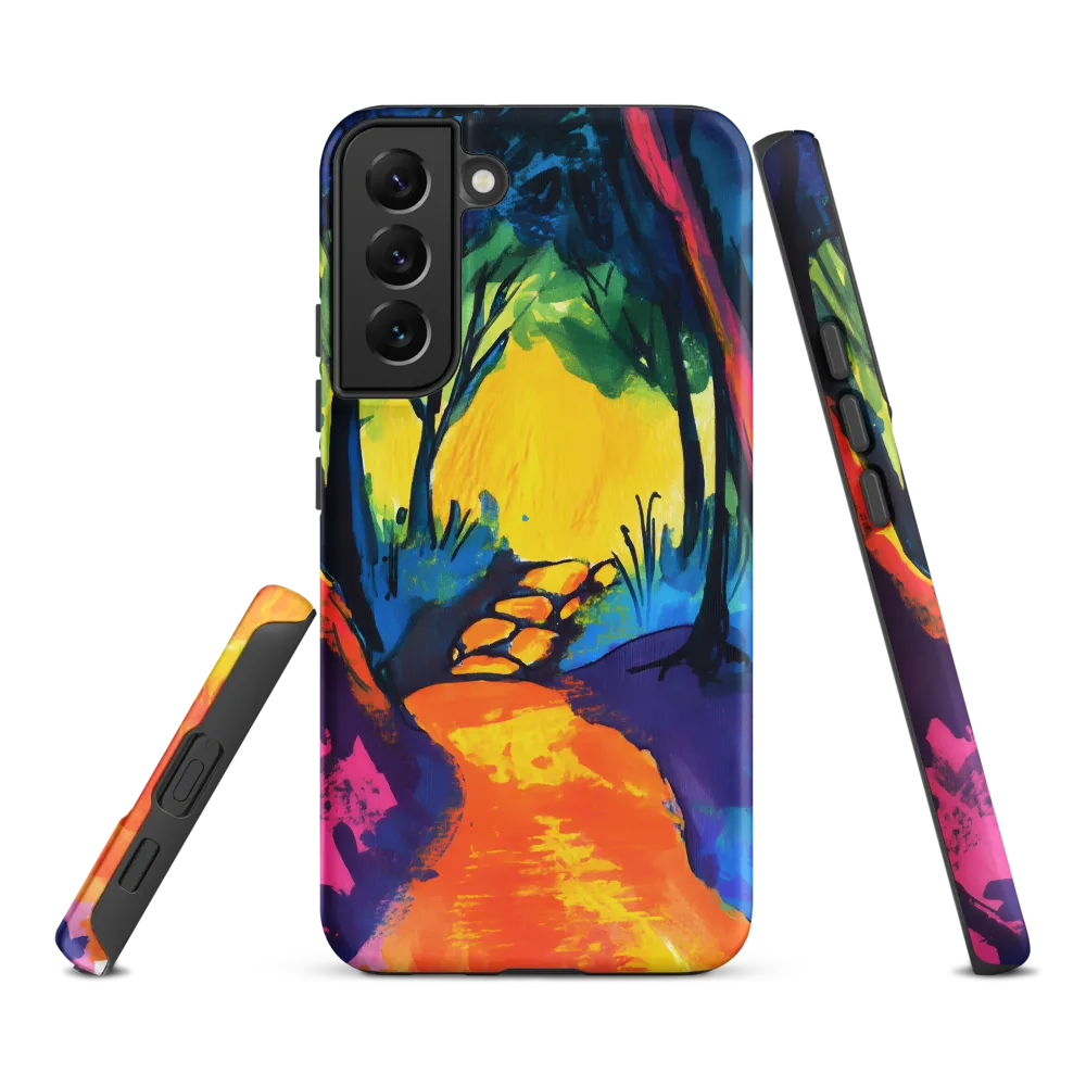 Path Through a Vibrant Forest