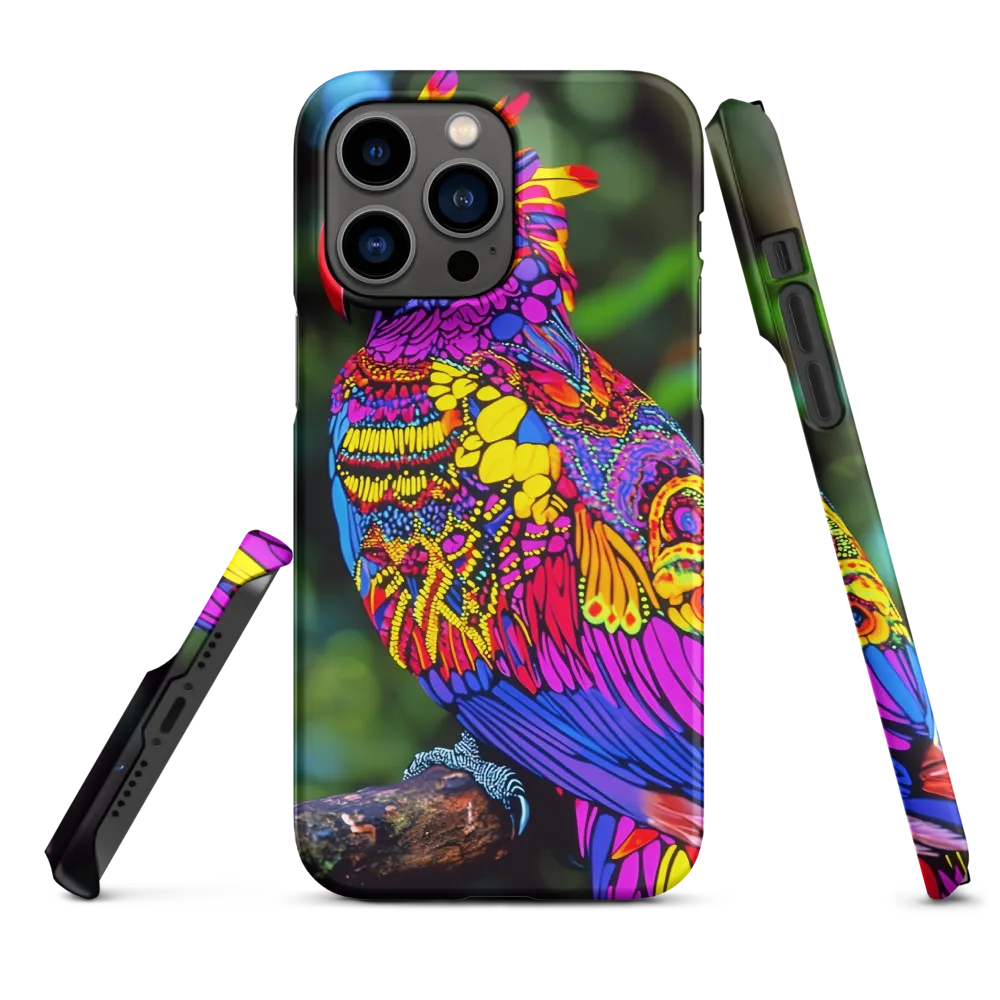 Vibrant Psychedelic Parrot