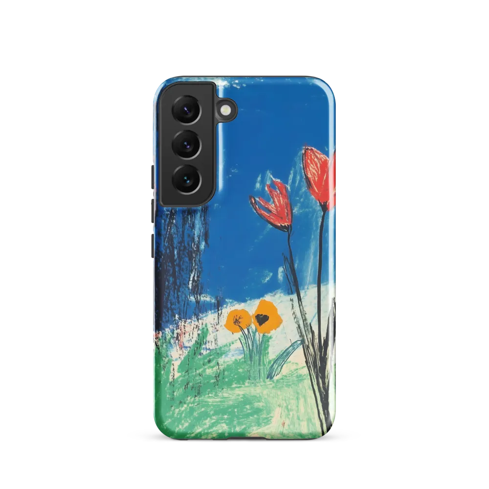 Joyful Blossoms in Blue