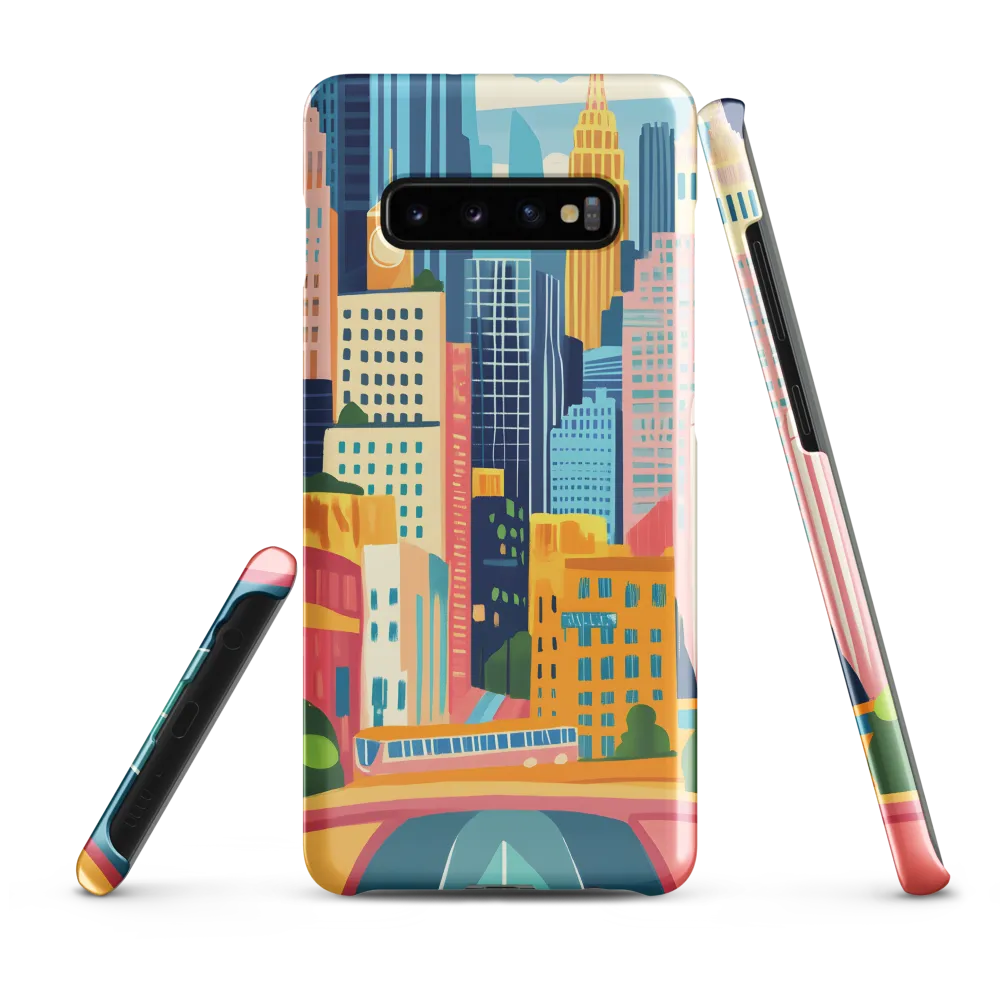 Energetic Cityscape | Phone Case |  S10 Plus | Snap Case | Glossy