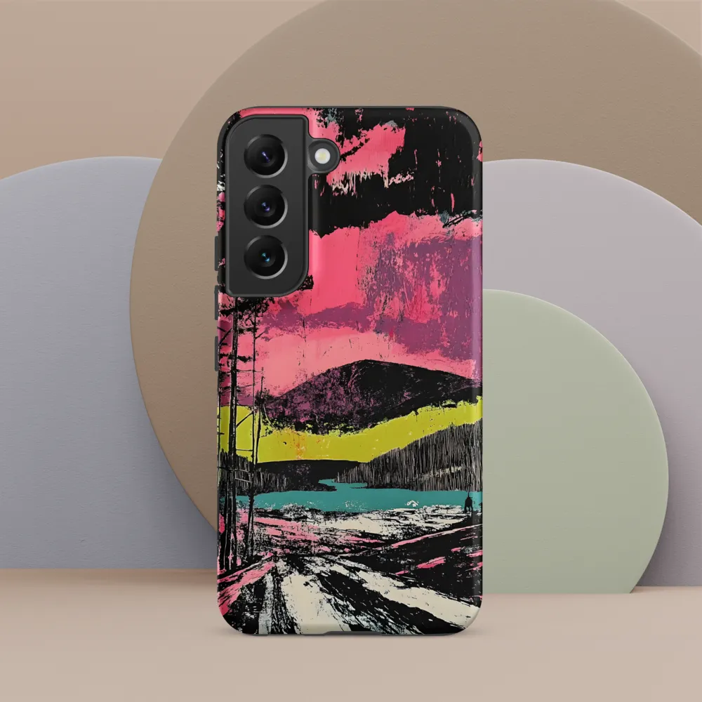Vibrant Horizons: A Landscape in Contrast