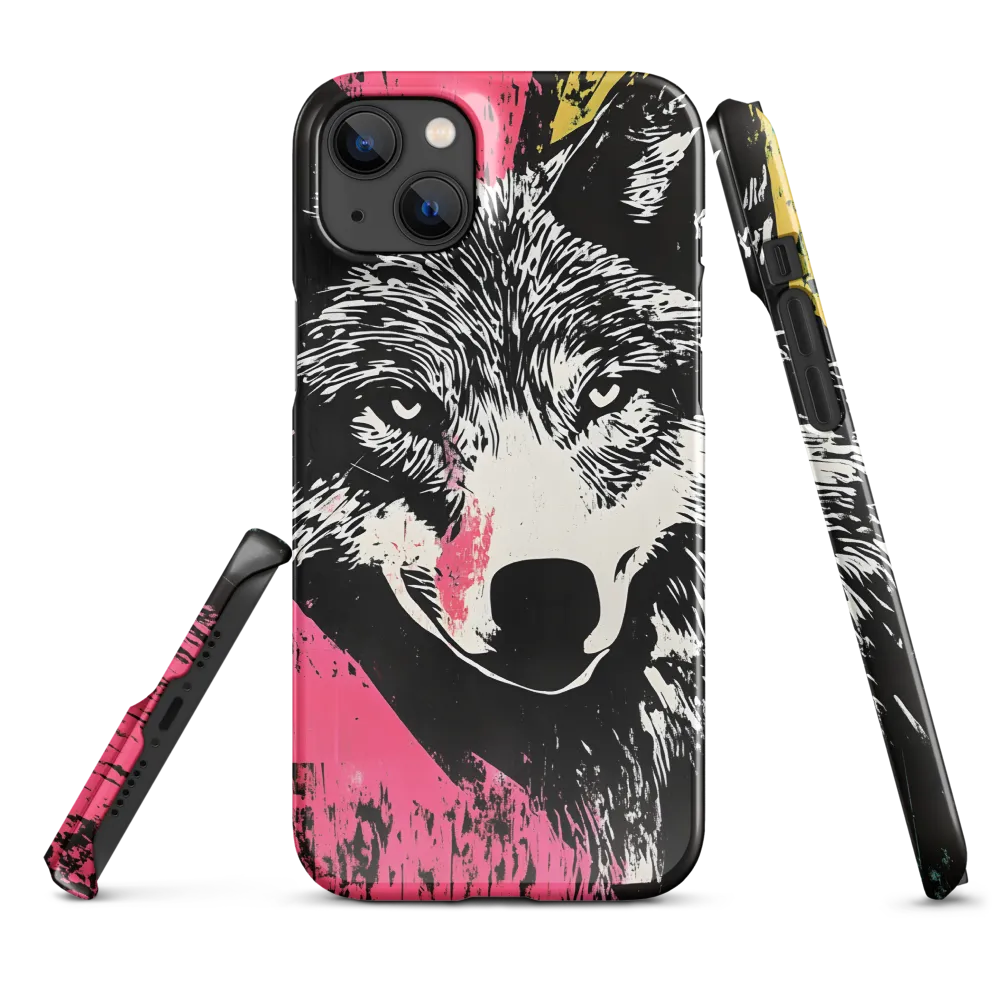 Intense Gaze of the Wolf