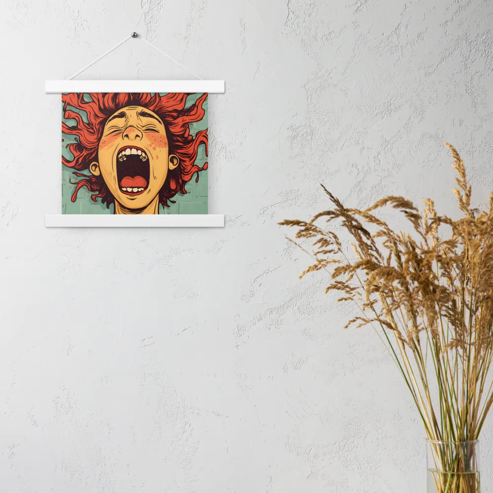 Fury Unleashed | Poster With White Wood Hanger | 10″×10″