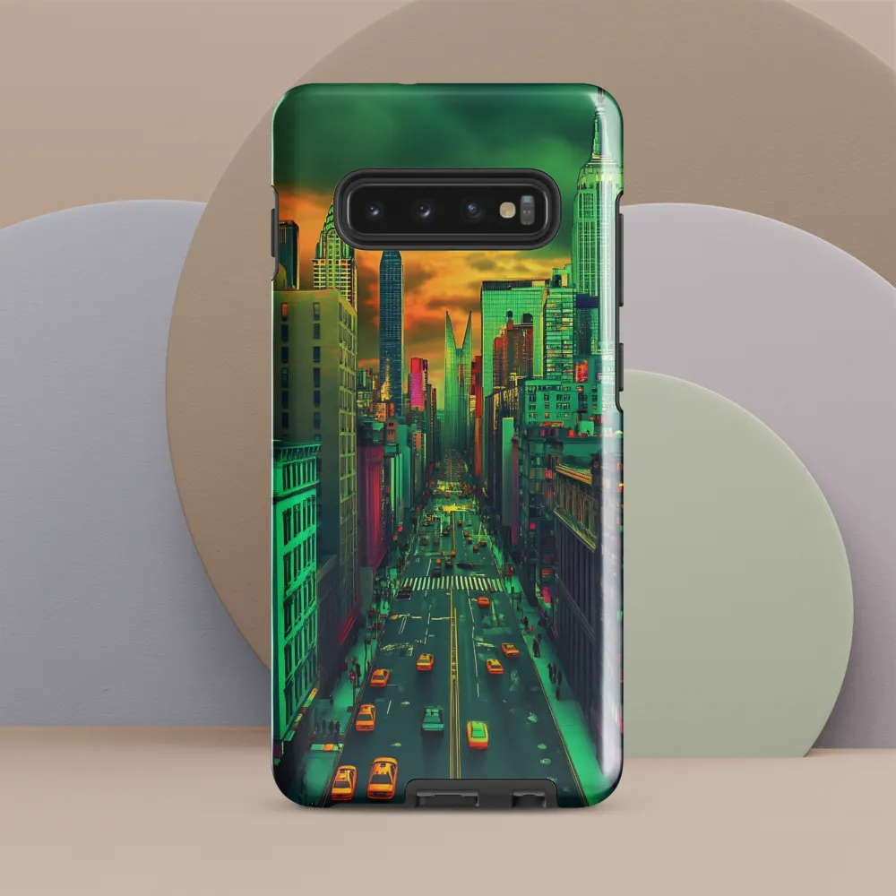 Urban Surrealism: Neon Dreams | Phone Case |  S10 Plus | Tough Case | Glossy