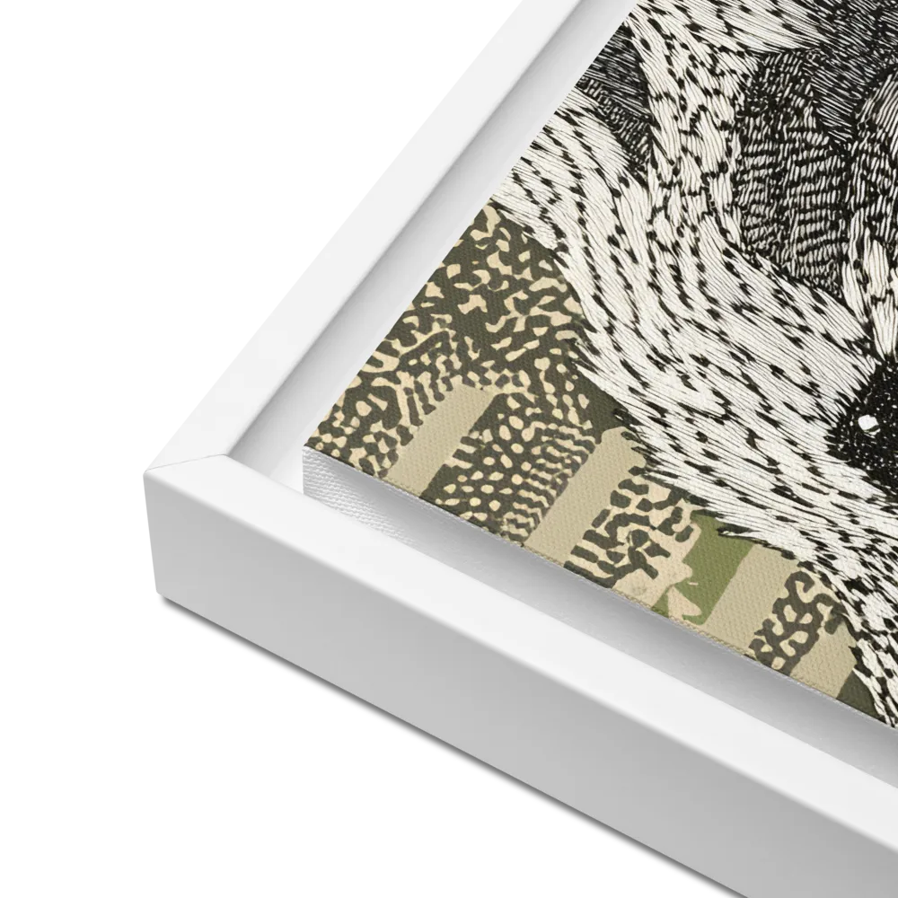 Reflections of the Forest | Canvas with White Frame | 16″×16″