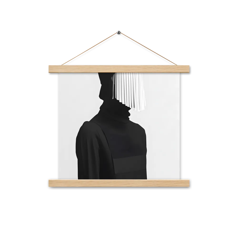 Veil of Mystery | Poster With Oak Wood Hanger | 14″×14″