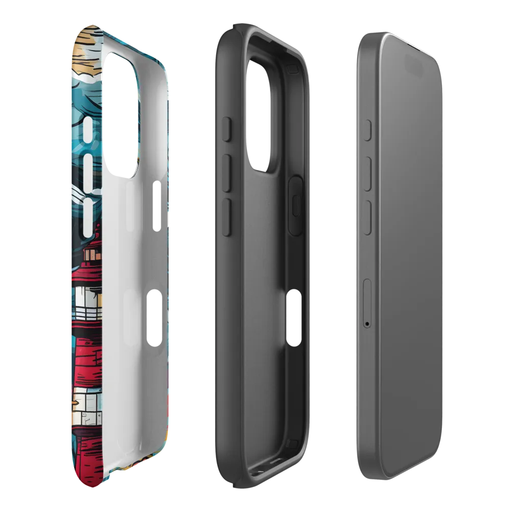 Turbulent Seas: A Lighthouse Adventure | Phone Case |  16 Pro | Tough Case | Matte