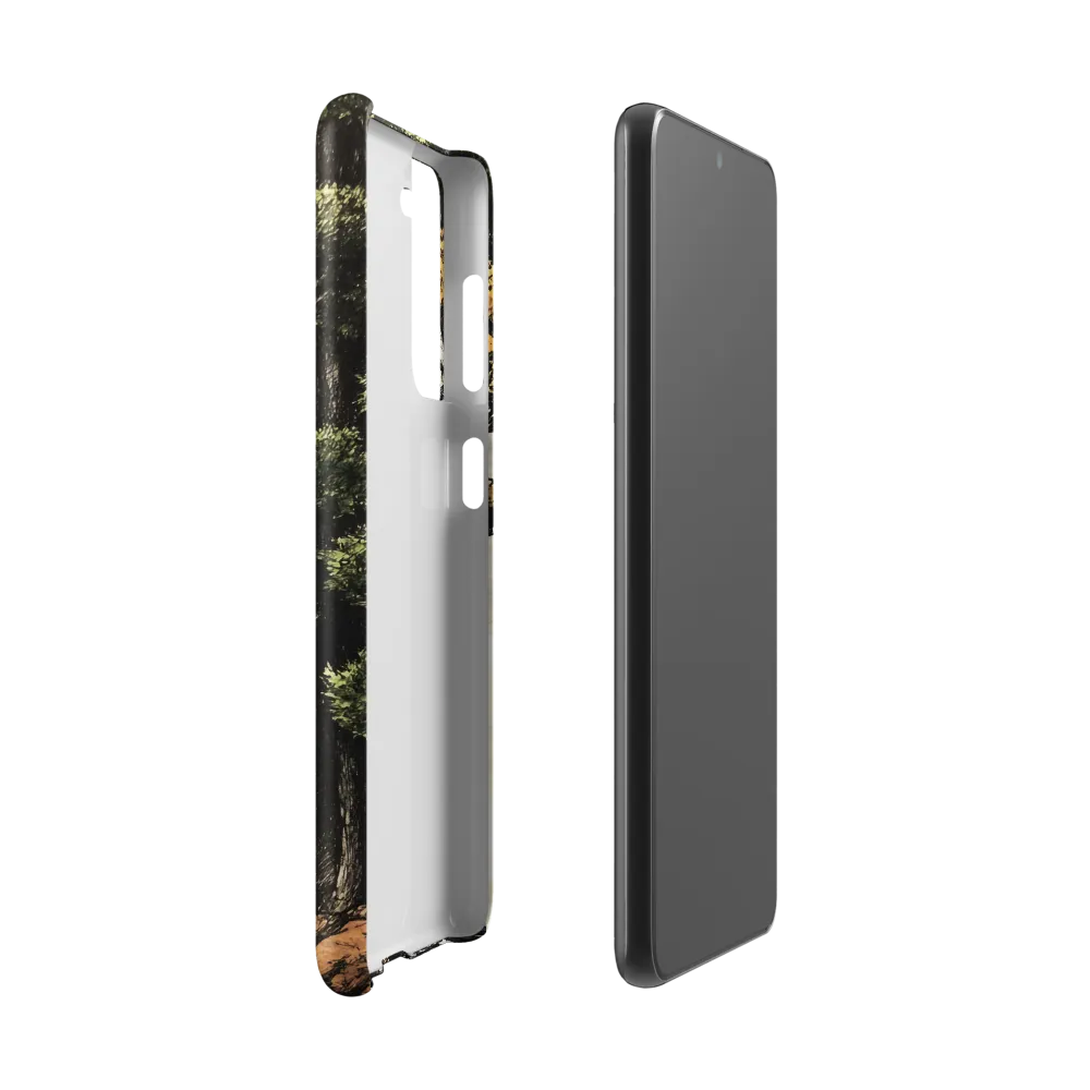 The Whispering Skull: A Surreal Encounter with Nature | Phone Case |  S21 | Snap Case | Matte