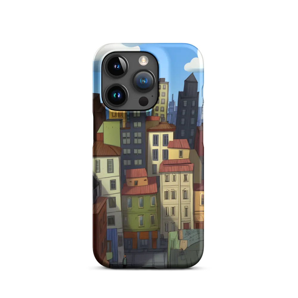 Urban Symphony: A Colorful Cityscape | Phone Case |  15 Pro | Snap Case | Matte