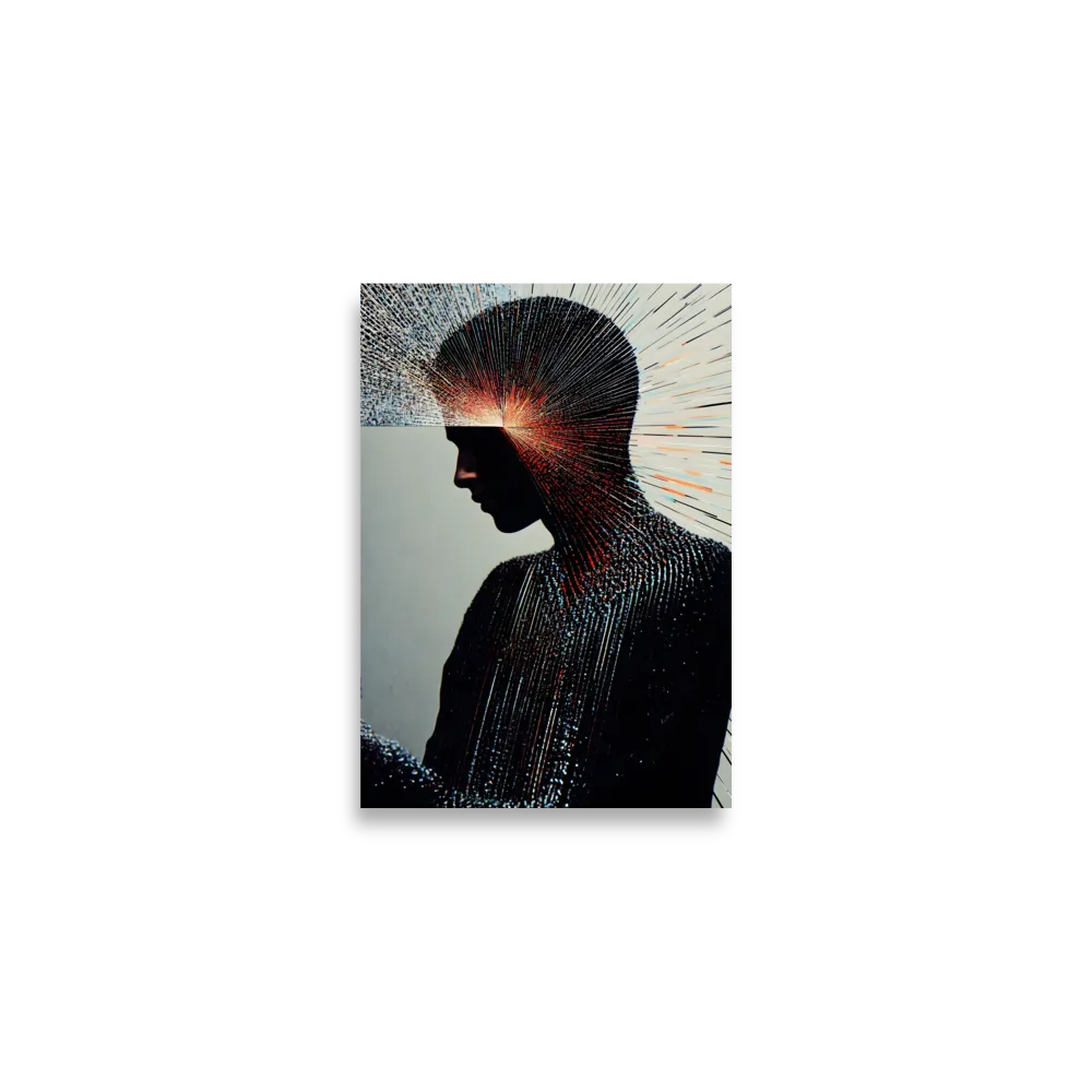 Radiant Reflection: An Abstract Journey of Thought | Poster | A2 (16.5″×23.3″)