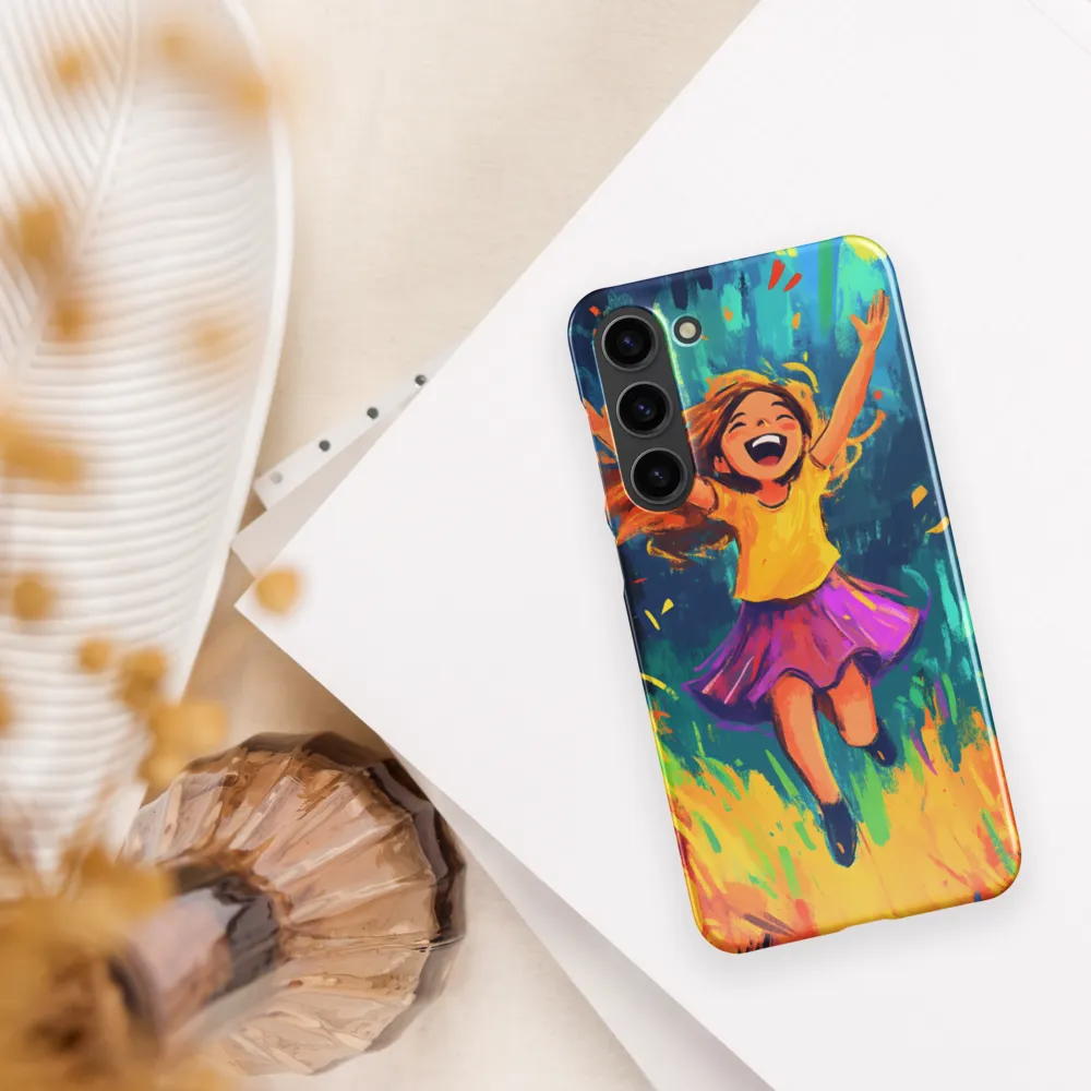 Joyful Escape into Nature | Phone Case |  S23 Plus | Snap Case | Glossy