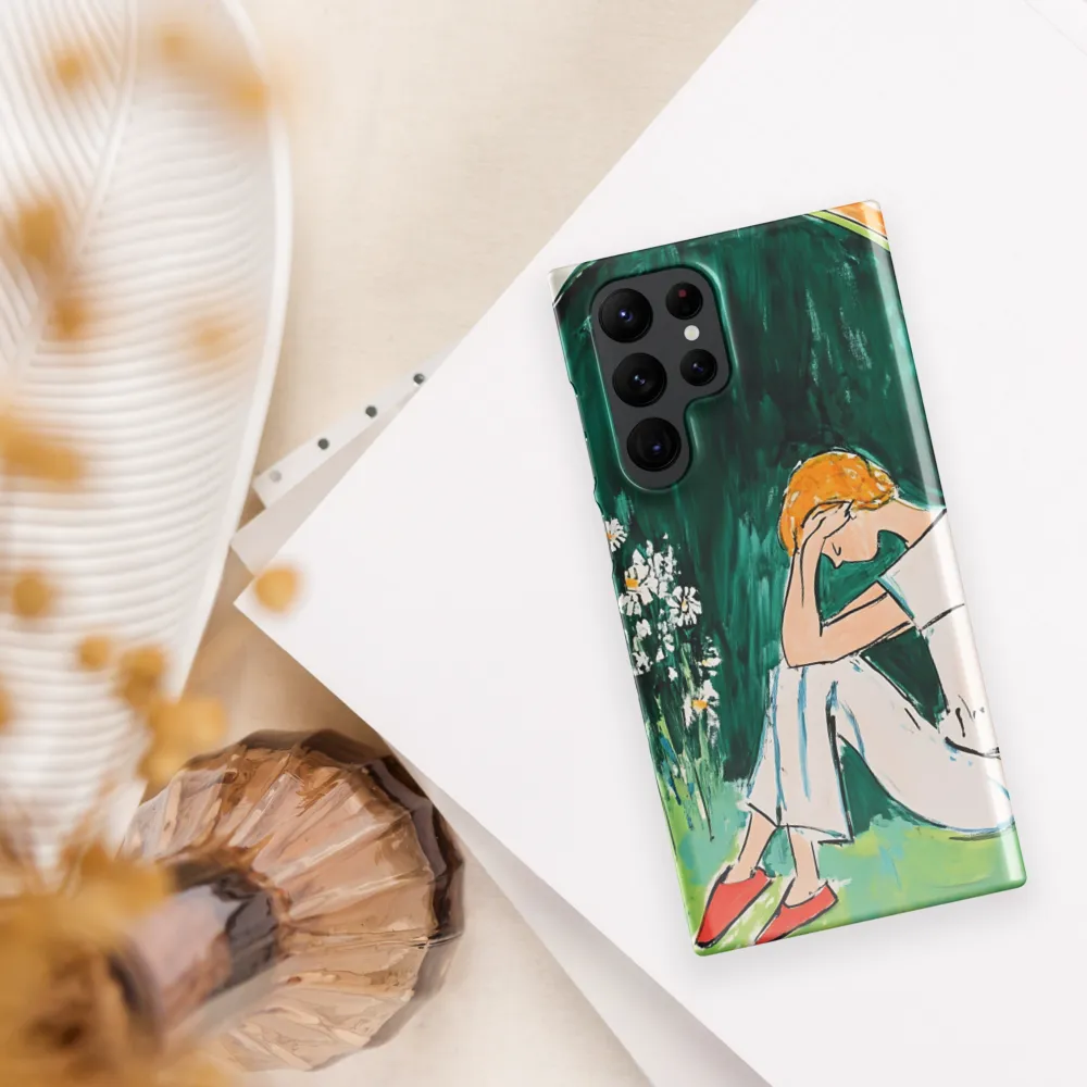 Silent Sorrow | Phone Case |  S22 Ultra | Snap Case | Glossy