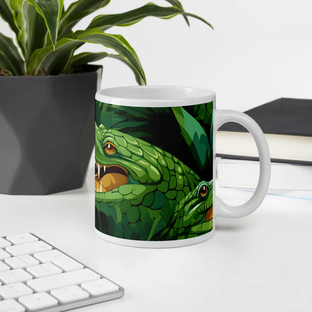 Fierce Crocodilian Medley | Mugs | Multiple Sizes & Colors