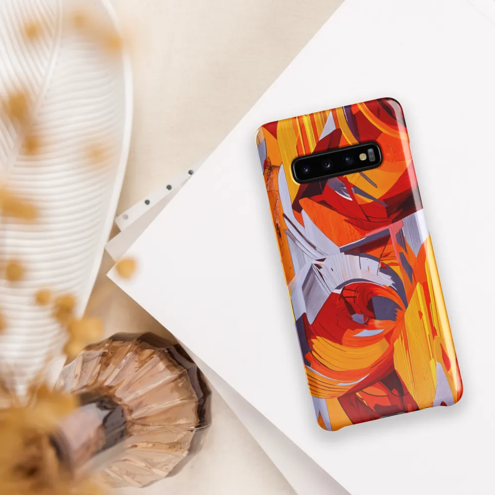 Dynamic Geometric Harmony | Phone Case |  S10 Plus | Snap Case | Glossy