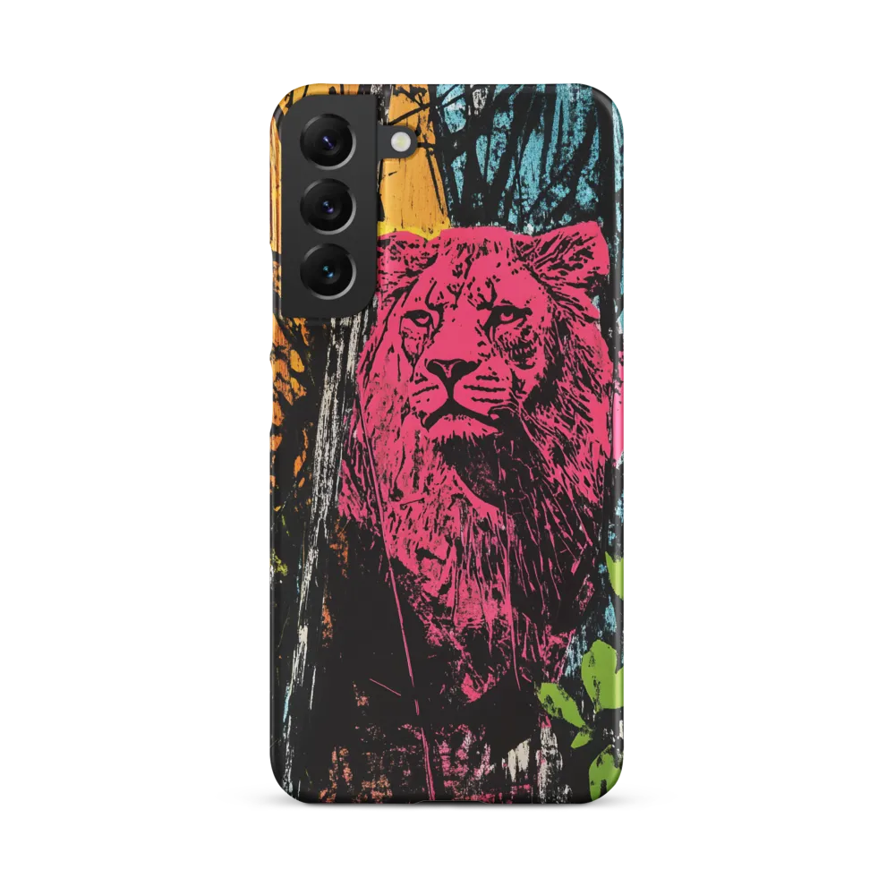 Fierce Vibrance: The Pink Lion