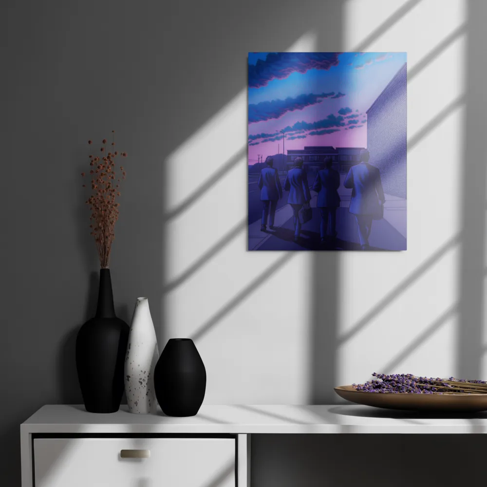 The Twilight Stroll | Metal Print | 16″×20″