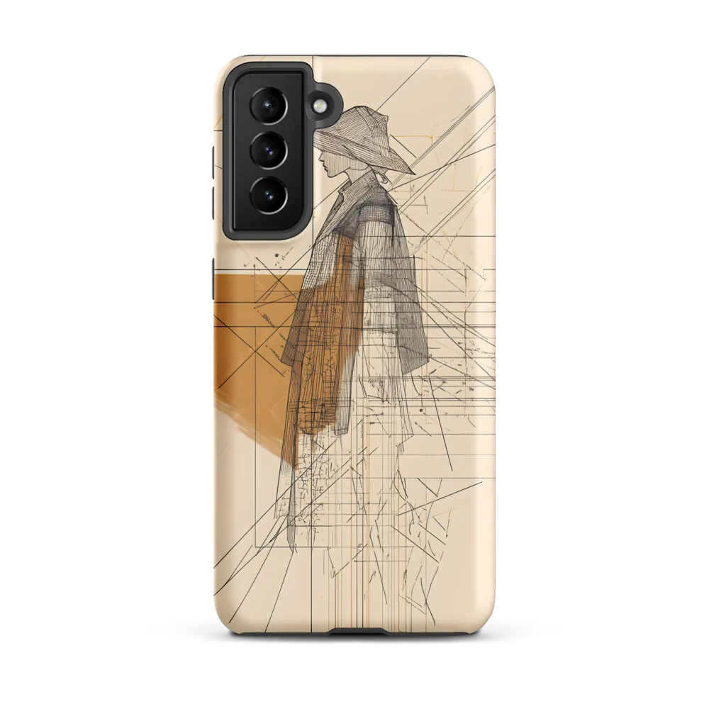 Abstract Profile: A Minimalist Exploration | Phone Case |  S21 Plus | Tough Case | Matte