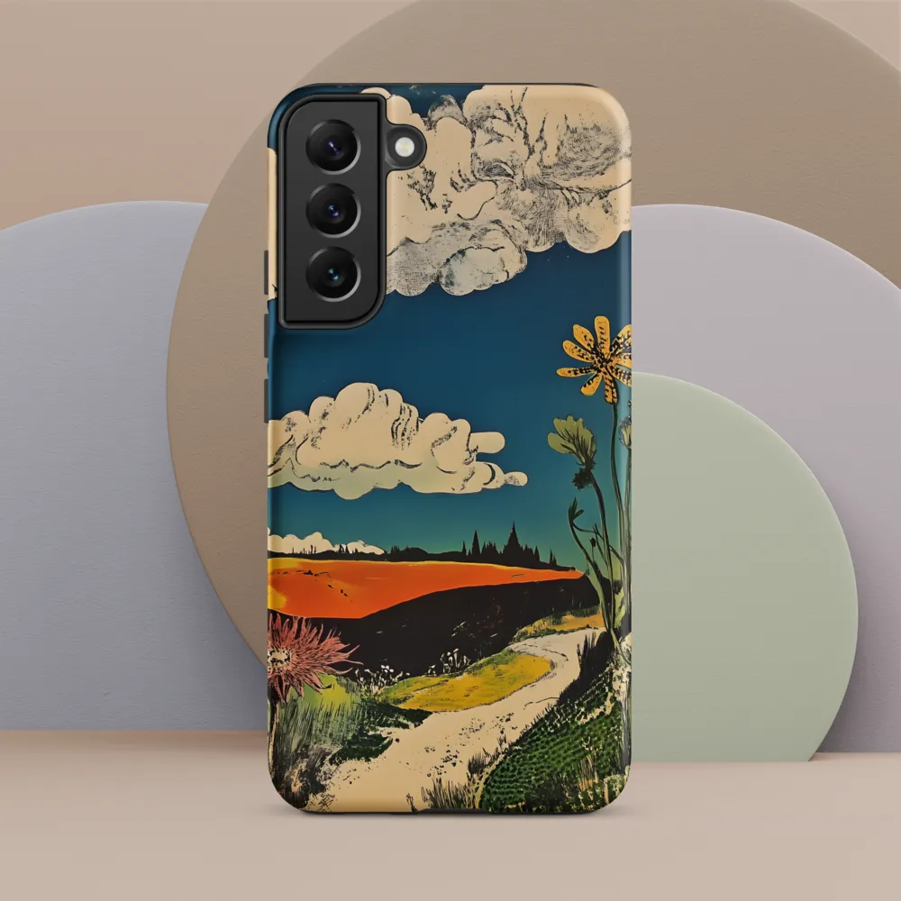 Surreal Blooming Landscape