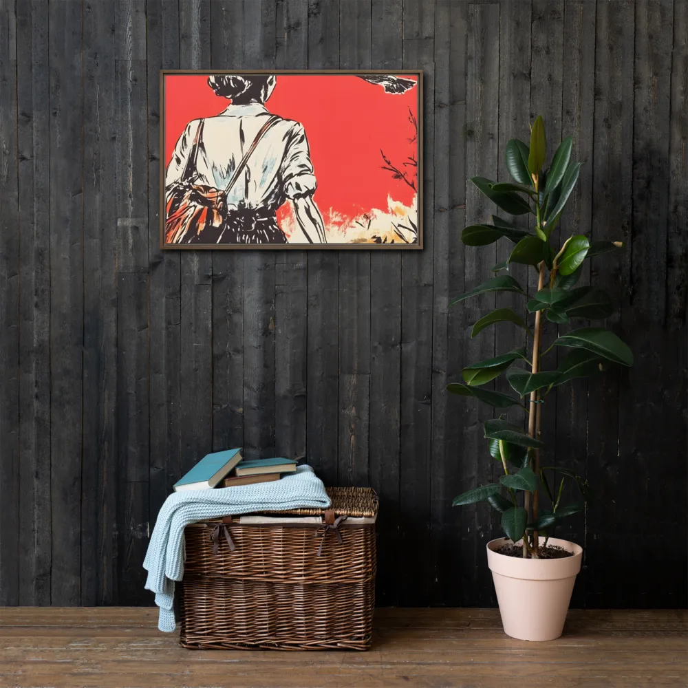 Journey Beyond the Horizon | Canvas with Brown Frame | 20″×30″