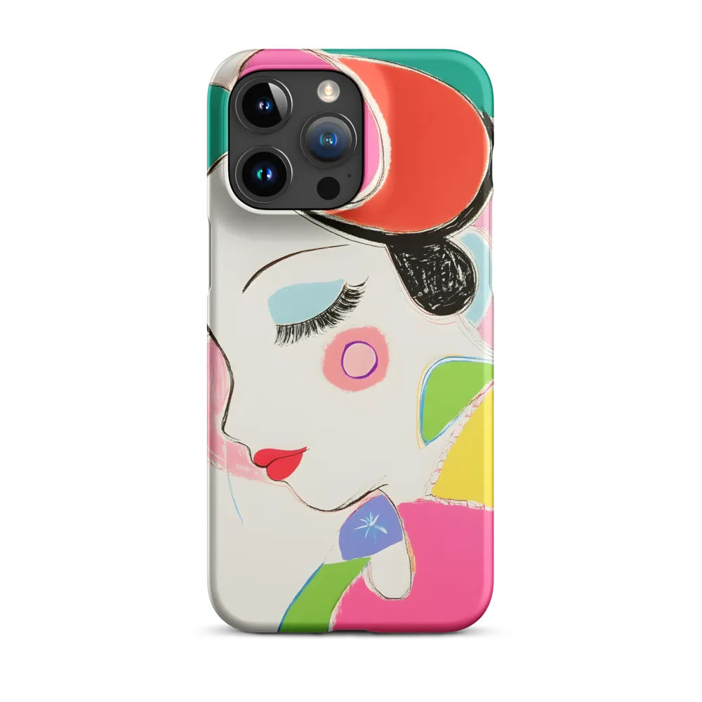 Whimsical Portrait in Colorful Abstraction