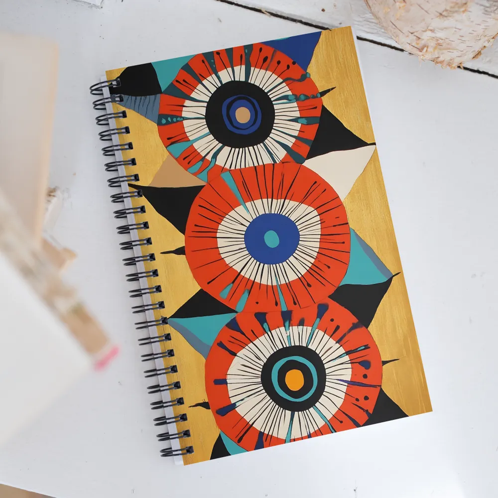 Vibrant Concentric Harmony | Spiral Notebook