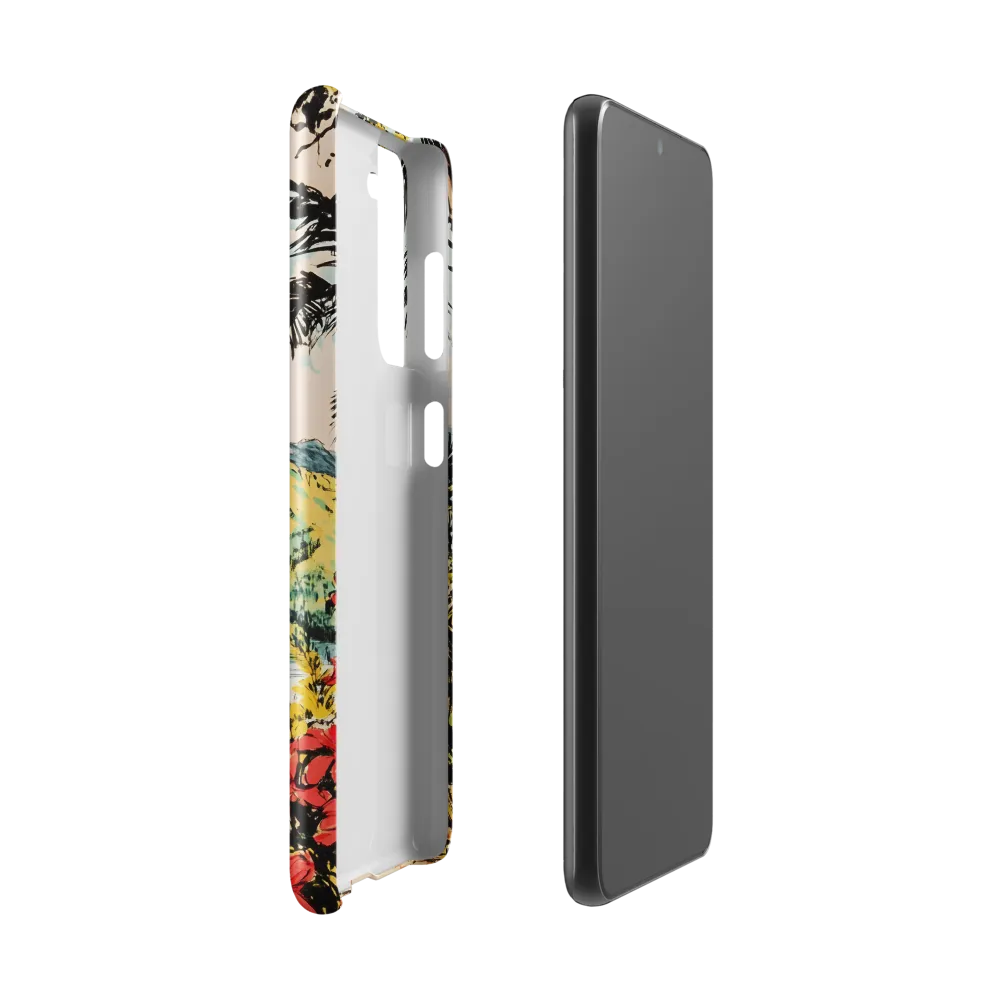 Tropical Serenity | Phone Case |  S21 | Snap Case | Glossy