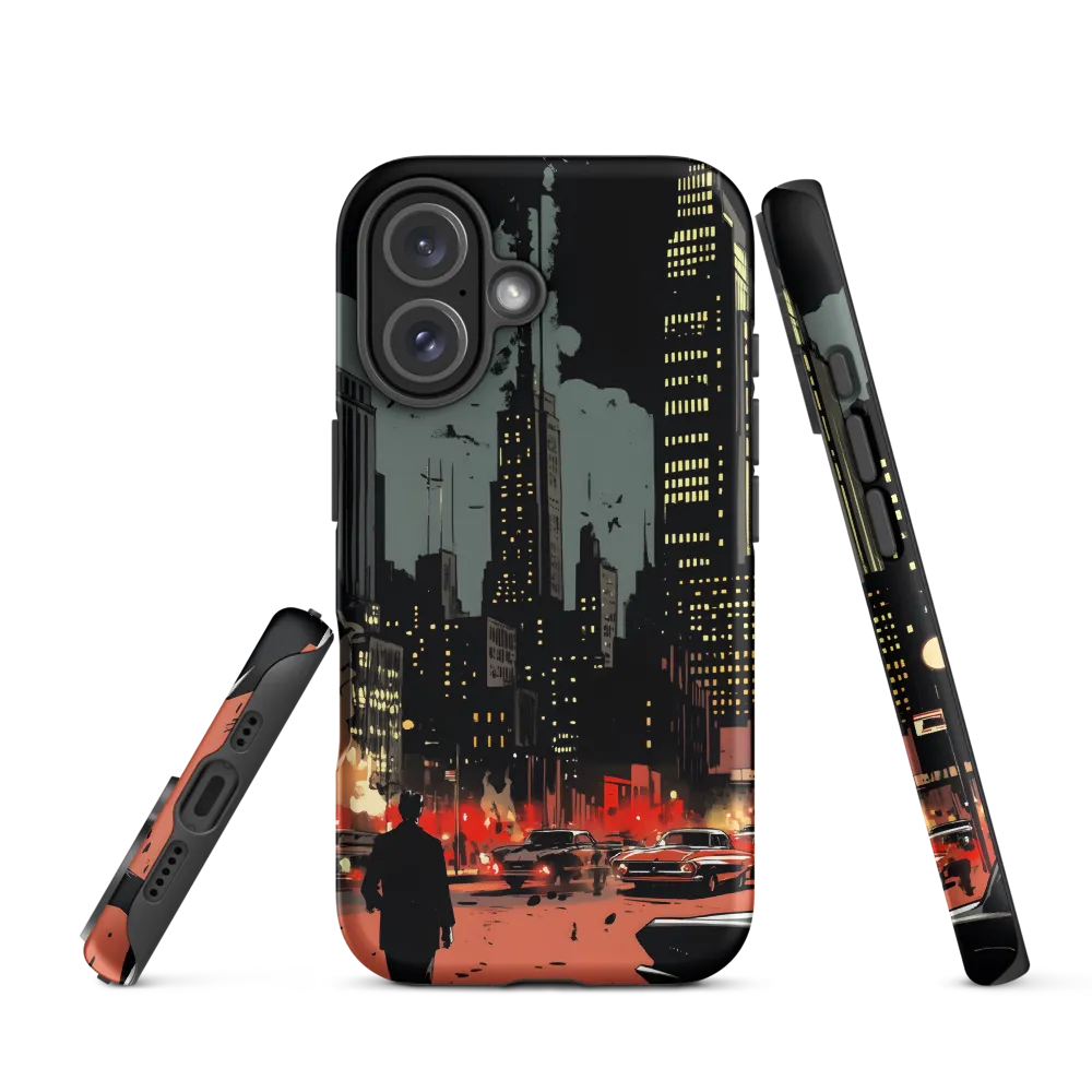 Urban Shadows: A Noir Night | Phone Case |  16 | Tough Case | Matte