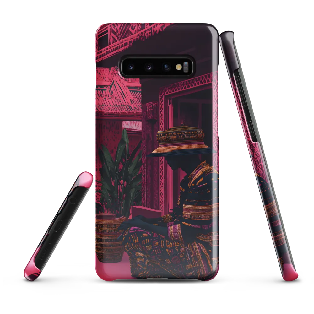 Harmony in Pink: A Cultural Reflection | Phone Case |  S10 Plus | Snap Case | Glossy