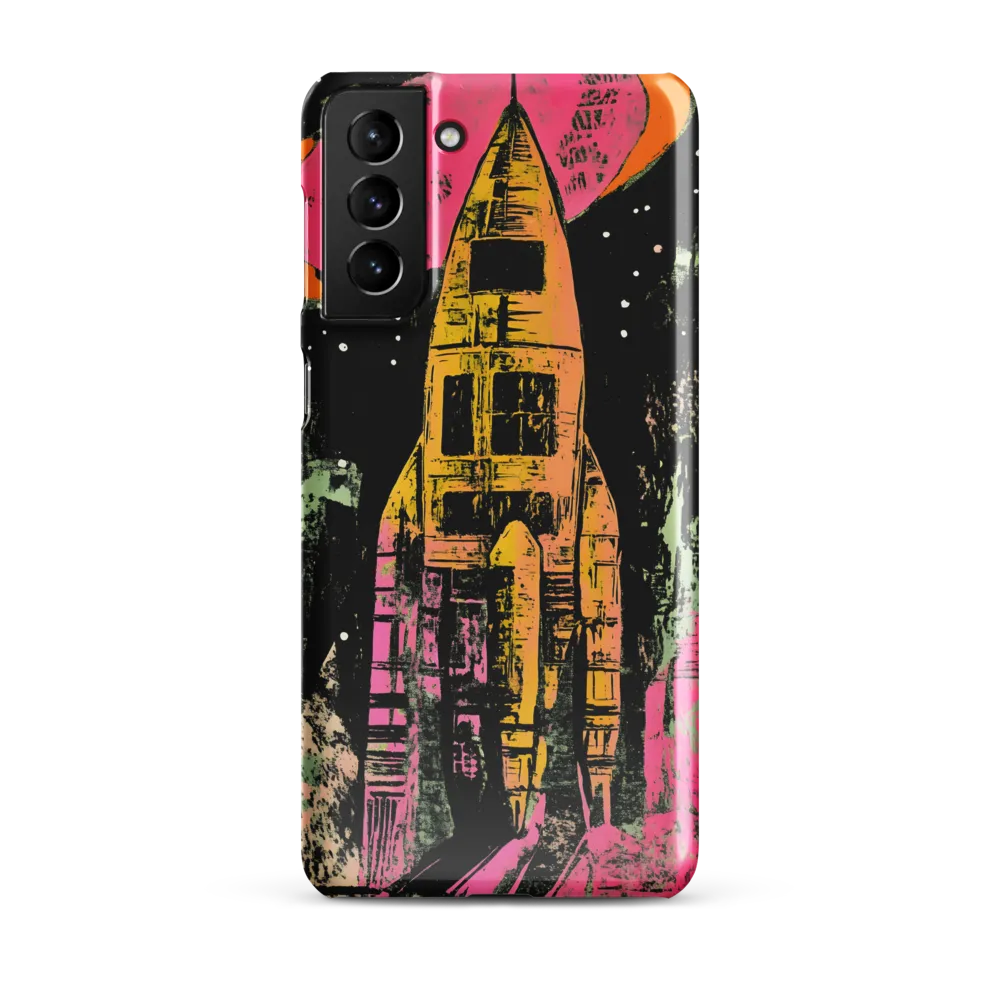 Cosmic Voyage: A Surreal Rocket Adventure