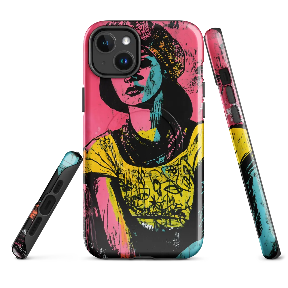 Urban Elegance: A Graffiti Portrait