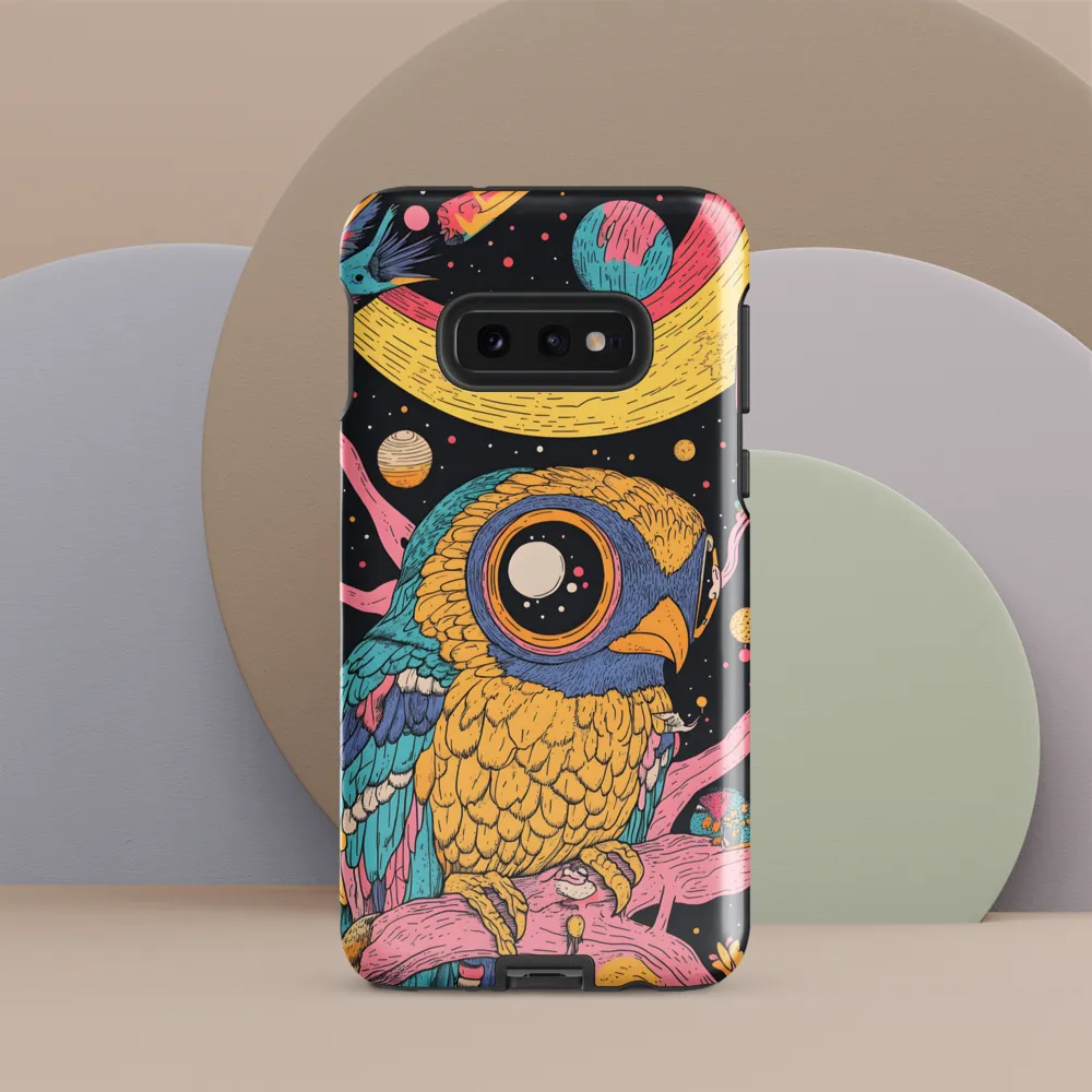 Whimsical Cosmic Owl