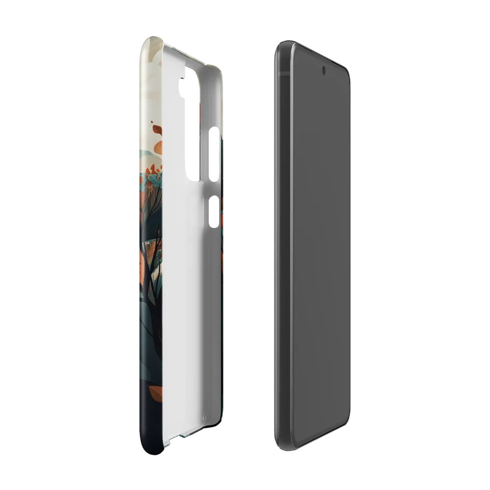 Whispers of Autumn: A Serene Journey | Phone Case |  S21 FE | Snap Case | Glossy
