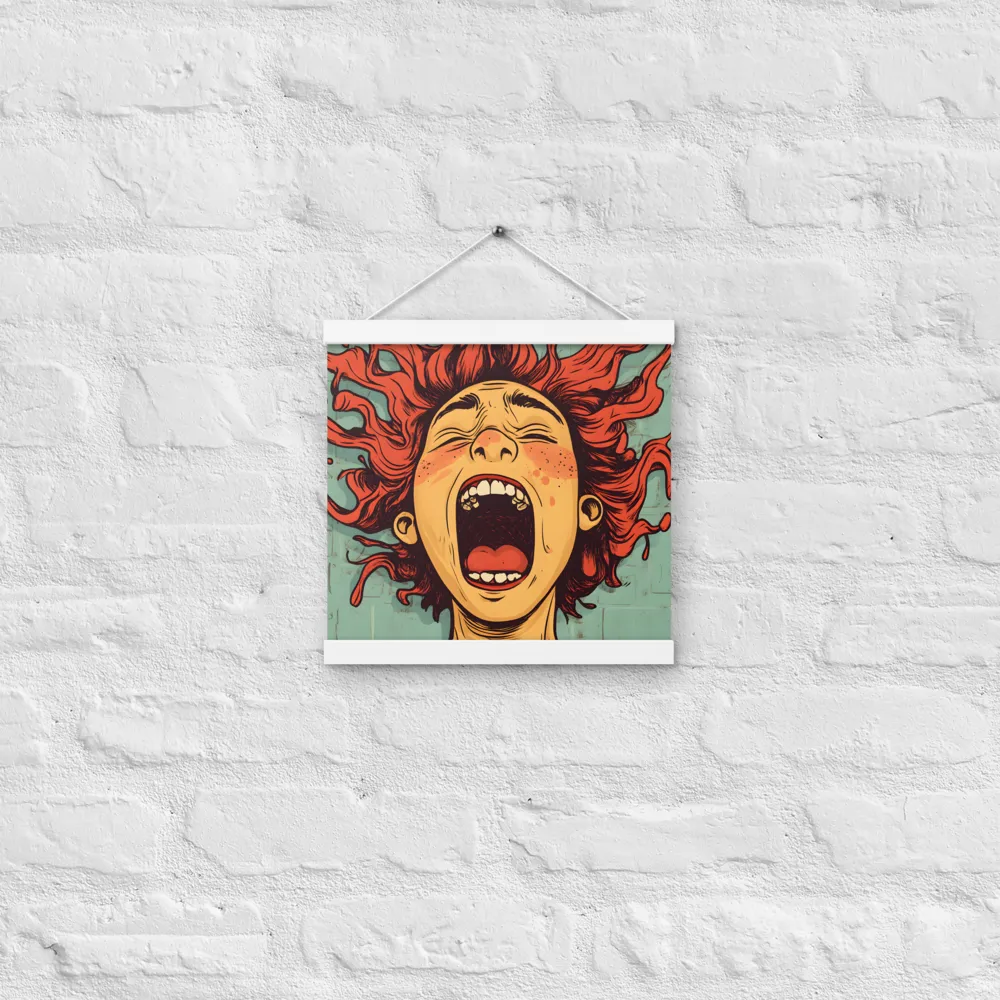 Fury Unleashed | Poster With White Wood Hanger | 12″×12″