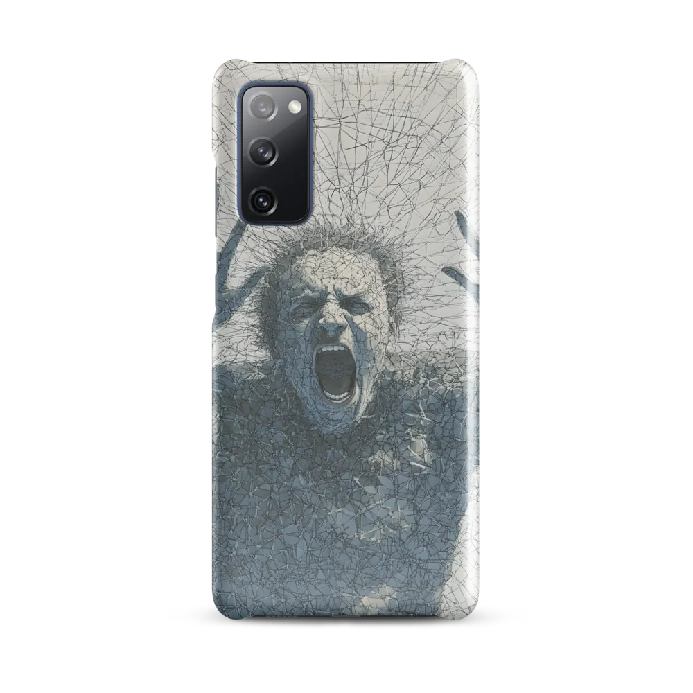 Breaking Free: An Expression of Anguish | Phone Case |  S20 FE | Snap Case | Glossy