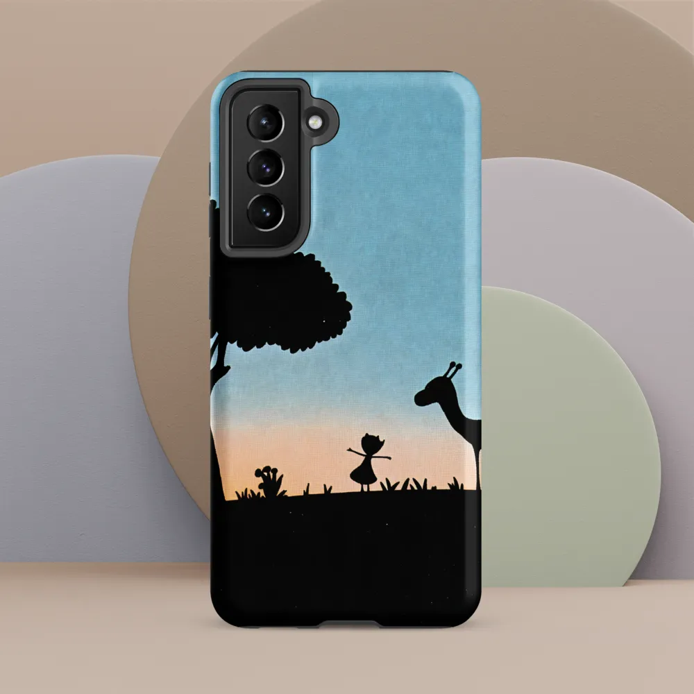 Curiosity in the Silhouette | Phone Case |  S21 FE | Tough Case | Matte