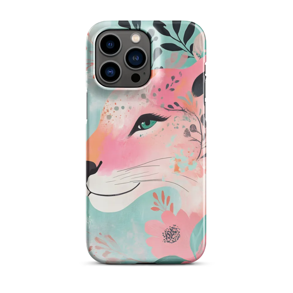 Whimsical Majesty: A Floral Lion