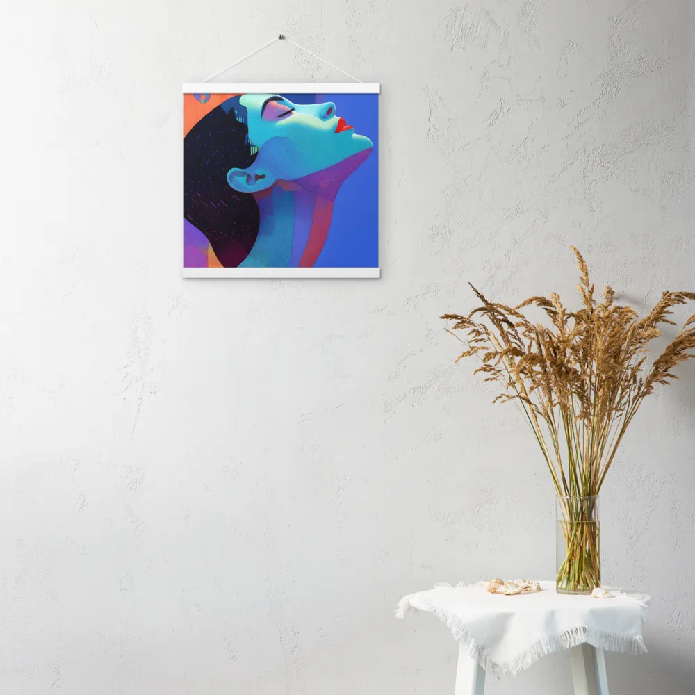 Ethereal Reverie | Poster With White Wood Hanger | 16″×16″