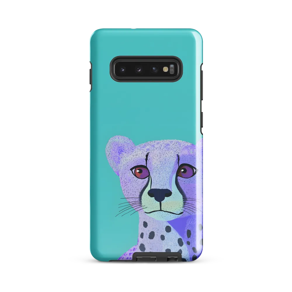 Curious Cheetah | Phone Case |  S10 Plus | Tough Case | Glossy