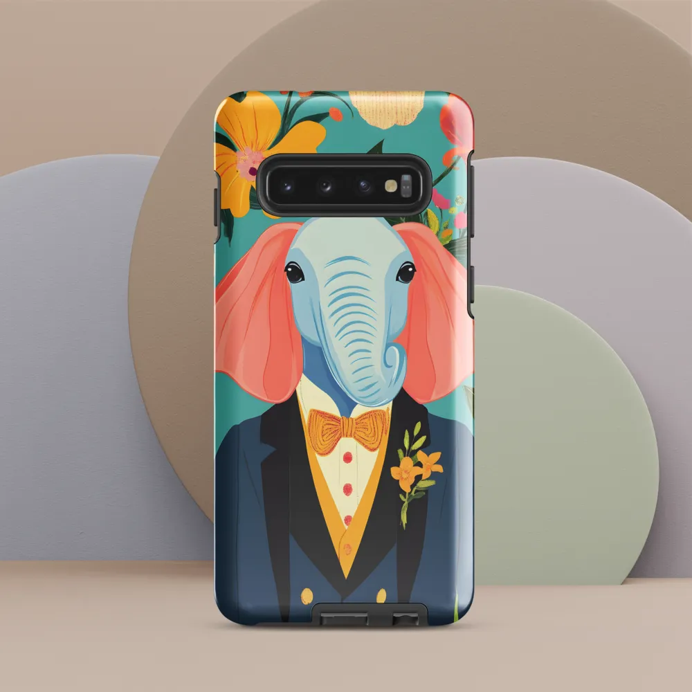 Elegance in Bloom | Phone Case |  S10 | Tough Case | Glossy