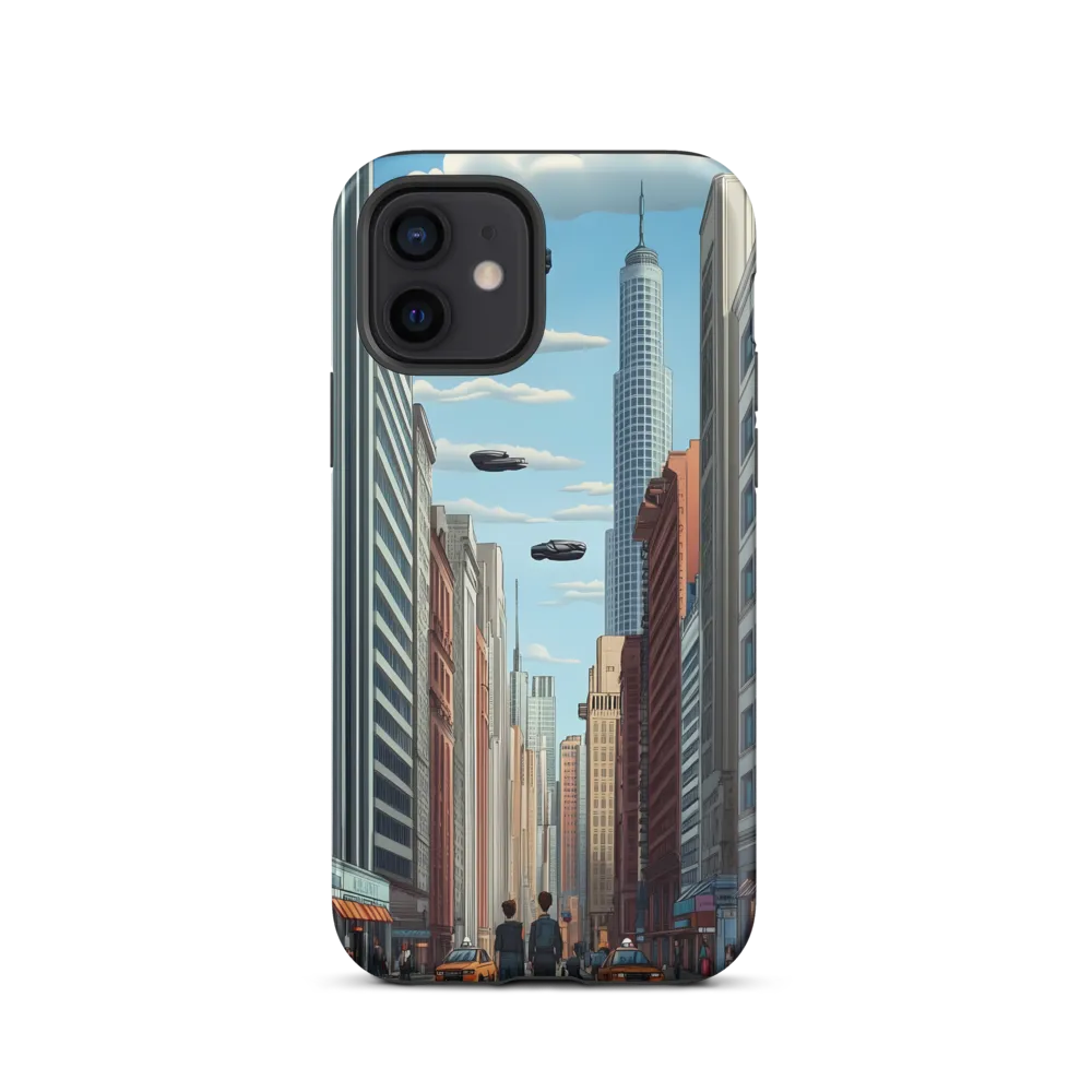Futuristic Stroll through the Urban Skyline