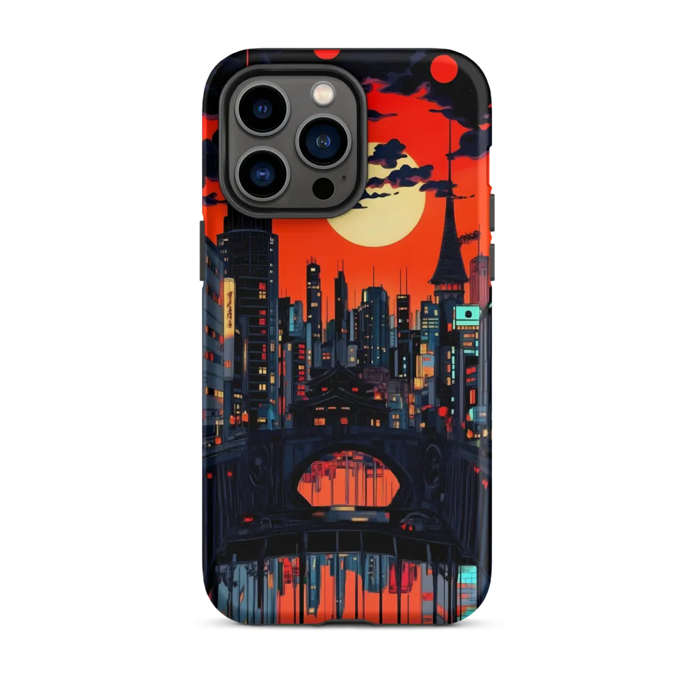 Nightfall in a Neon City