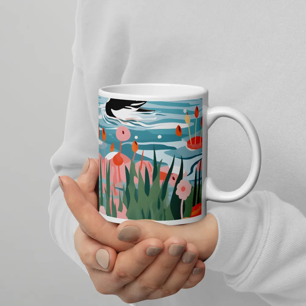 Serenity in Aquatic Harmony | Mugs | Multiple Sizes & Colors