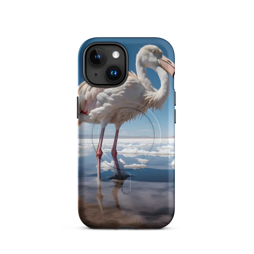 Graceful Solitude of a Flamingo