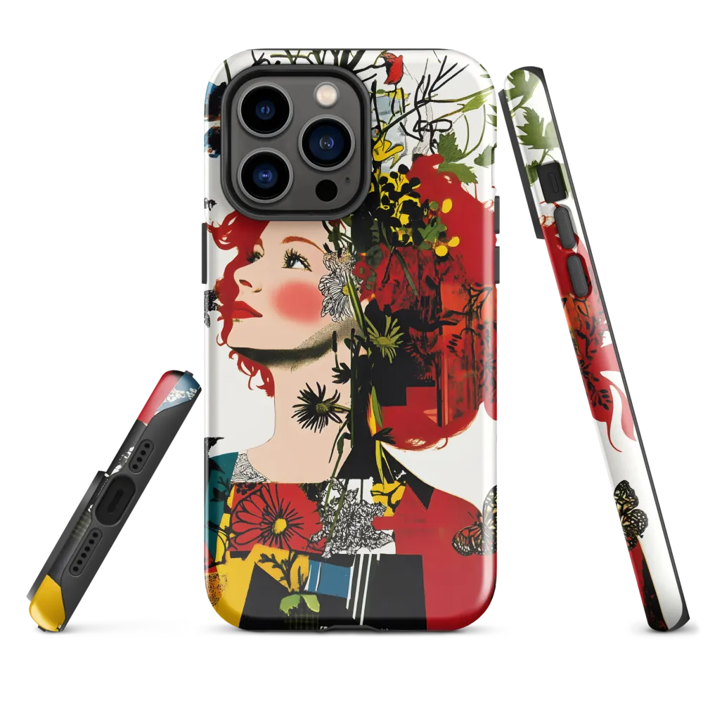 Floral Dreams | Phone Case |  14 Pro Max | Tough Case | Glossy