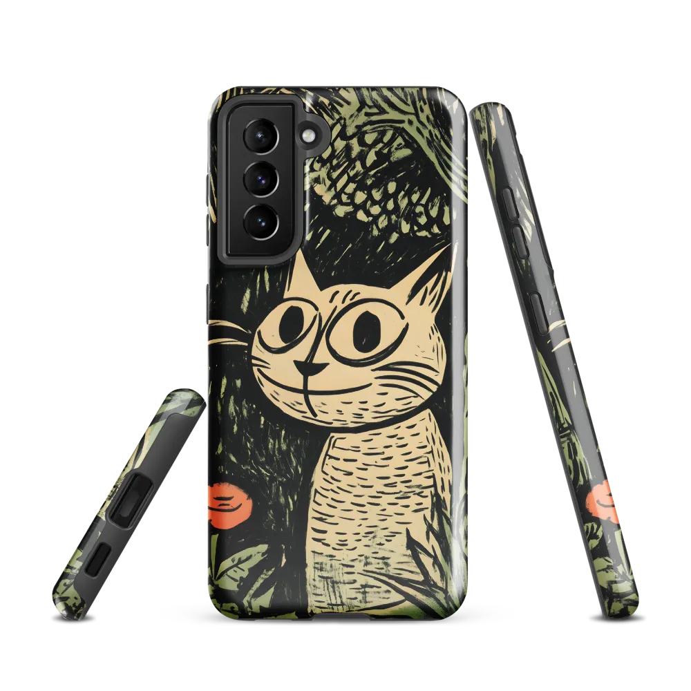 Whimsical Cat in the Forest