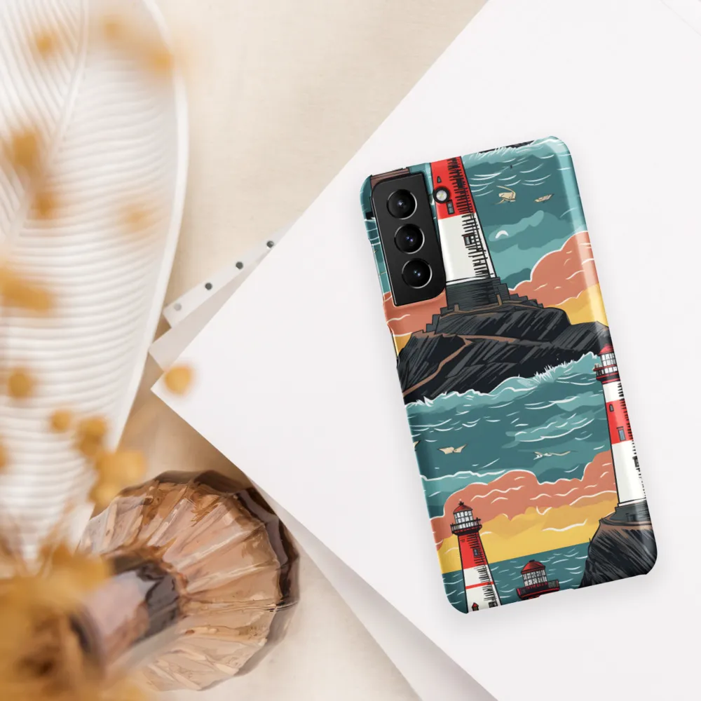 Lighthouses in a Whimsical Ocean