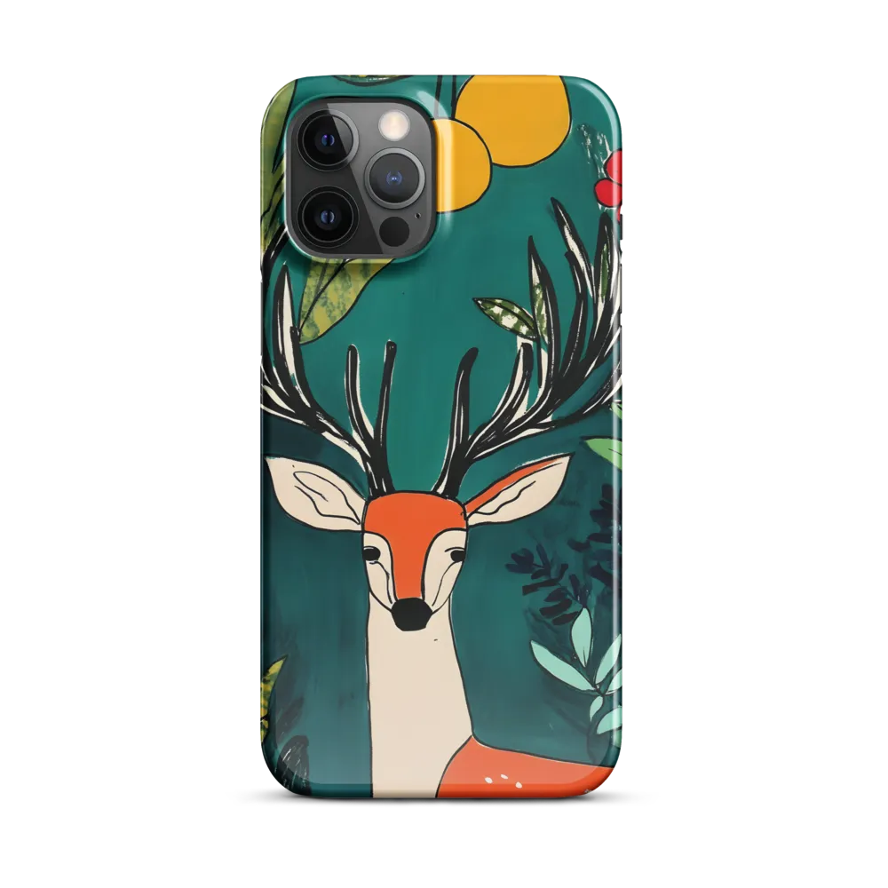 Nature's Embrace: The Majestic Deer | Phone Case |  12 Pro Max | Snap Case | Glossy