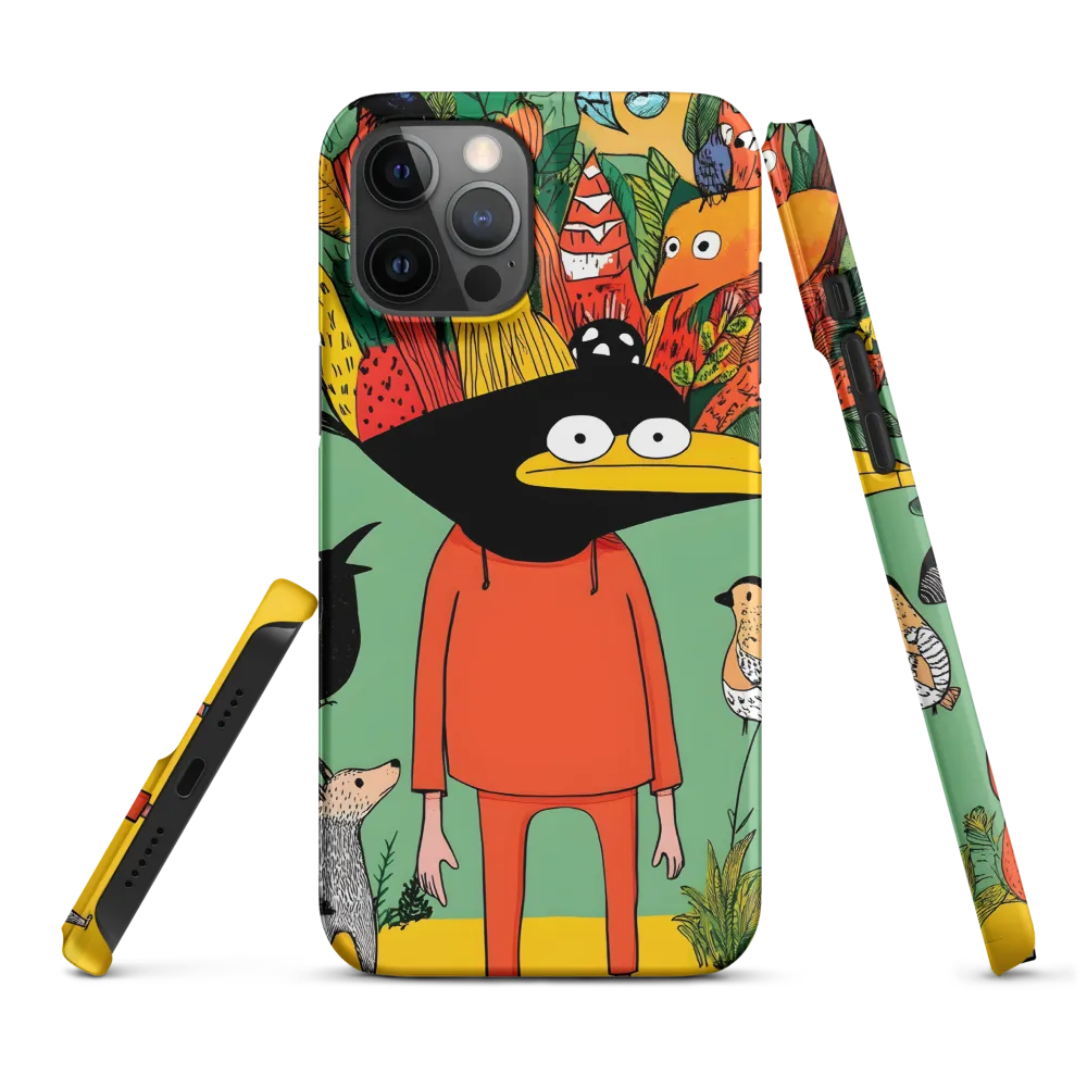Whimsical Encounter in a Colorful Jungle