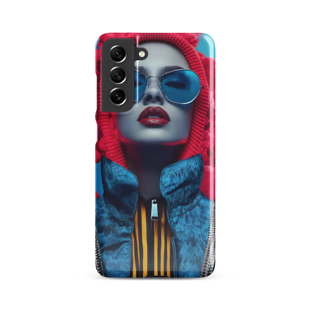 Bold Elegance in Digital Fashion | Phone Case |  S21 FE | Snap Case | Glossy
