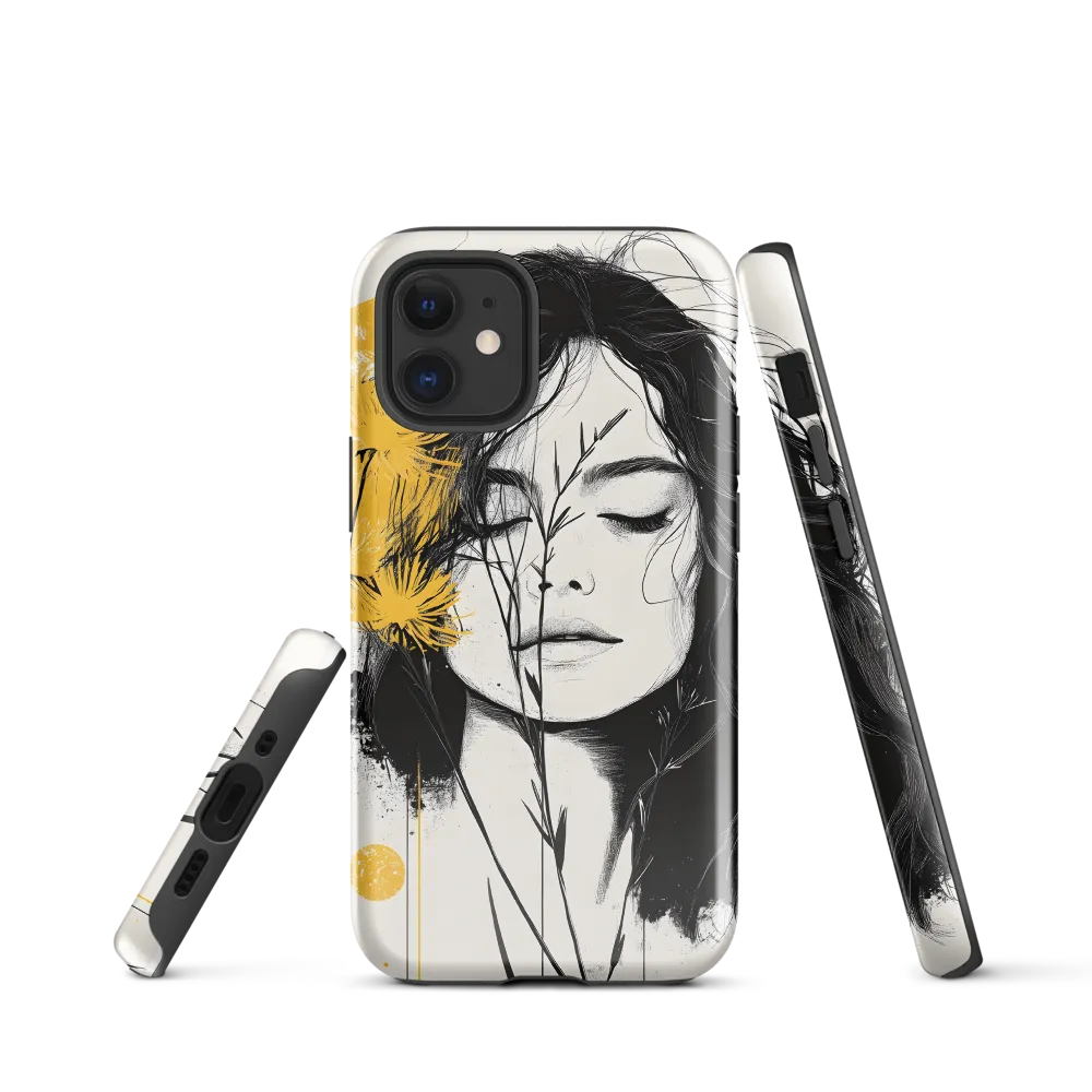 Whispers of Serenity | Phone Case |  12 mini | Tough Case | Glossy